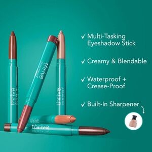Thrive Infinity Waterproof Eyeshadow Stick. Galion Terracotta Matte NIB
